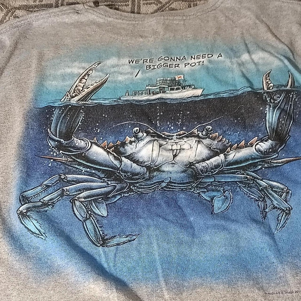 Graphic fisherman shirt